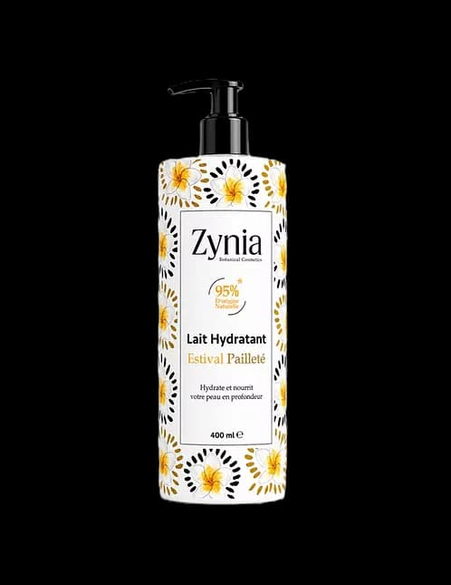 ZYNIA LAIT HYDRATANT MONOÏ ESTIVAL PAILLETÉ 400ML