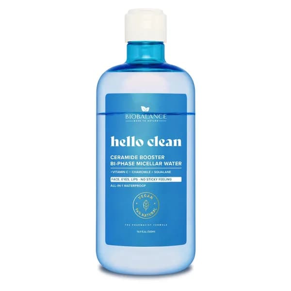 Biobalance Hello Clean Booster de Céramide Eau Micellaire Biphasee 500 ml