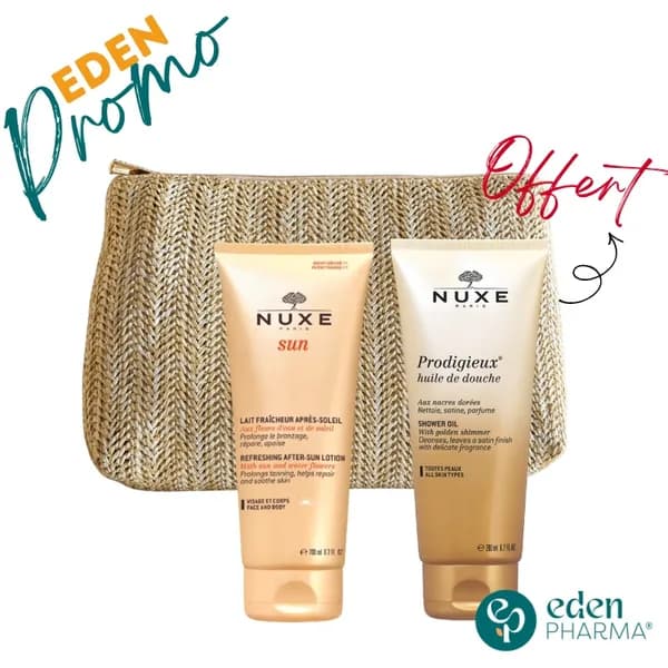 Nuxe Trousse Lait Fraicheur Apres-Soleil + Huile de Douche 200 ml Offert