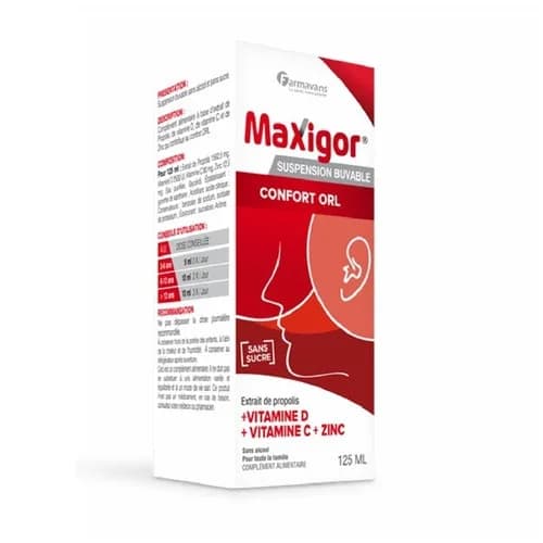 Maxigor Confort Oral Sirop 125 ml