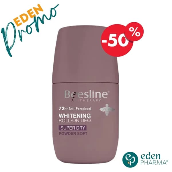 Beesline Super Dry Poudre Déodorant Doux Roll On 50ml -50%