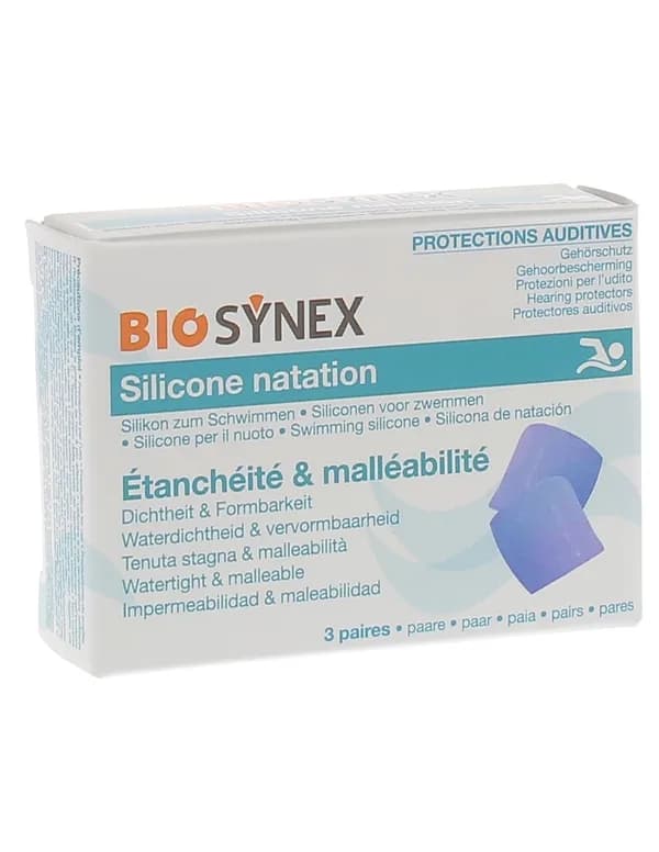 BIOSYNEX PROTECTION AUDITIVE NATATION ADULTE 6PCS