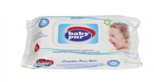 BABY PUR LINGETTES 72 PIECES
