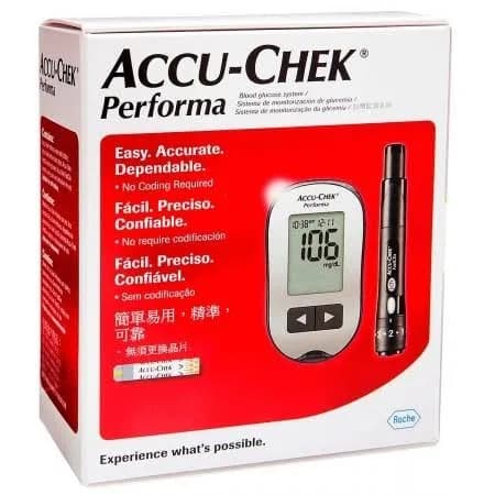 ACCU CHEK PERFORMA – KIT DE LECTEUR DE GLYCÉMIE