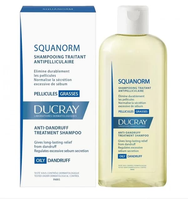 DUCRAY SQUANORM SHAMPOOING PELLICULES GRASSES 200ML