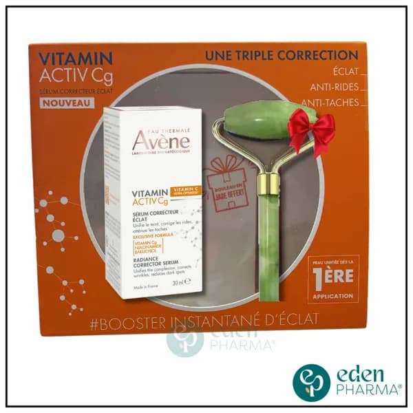 VITAMIN ACTIV Cg Sérum correcteur éclat + ROULEAU EN JADE OFFERT