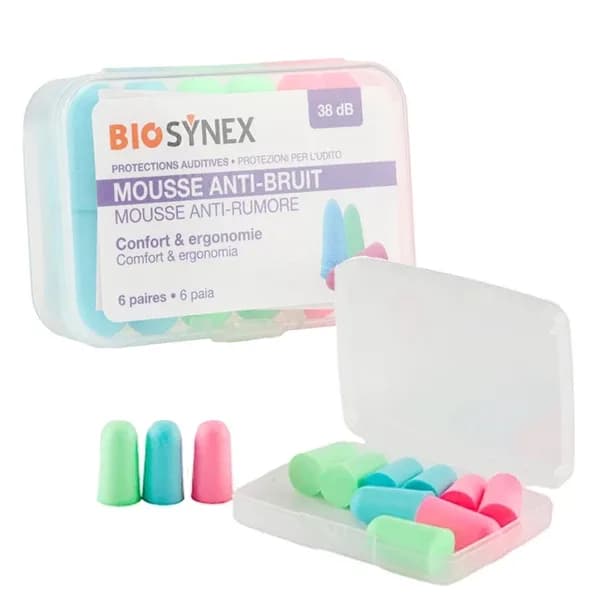 BIOSYNEX MOUSSE ANTI BRUIT 6 PAIRES