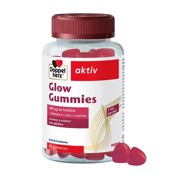 DOPPELHERZ AKTIV GLOW 60 GUMMIES