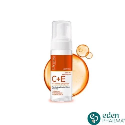 LIRENE C+E VITAMIN ENERGY MOUSSE NETTOYANTE 150ML