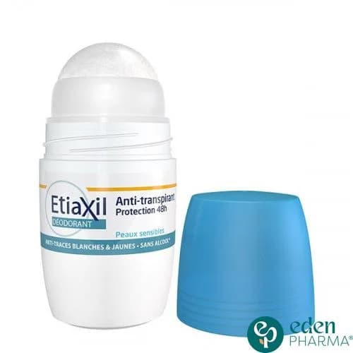 ETIAXIL ROLL-ON DEODORANT ANTI-TRANSPIRANT 48H ANTI-TRACES 50ML (Bleu)