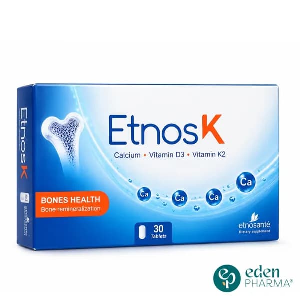 ETNOSANTE ETNOS-K SANTÉ OSSEUSE 30 COMPRIMES