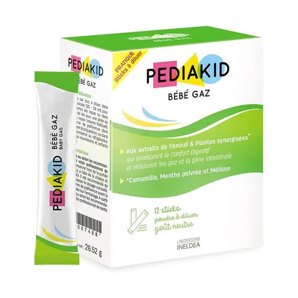 Pediakid Bebe Gaz 12 Sticks