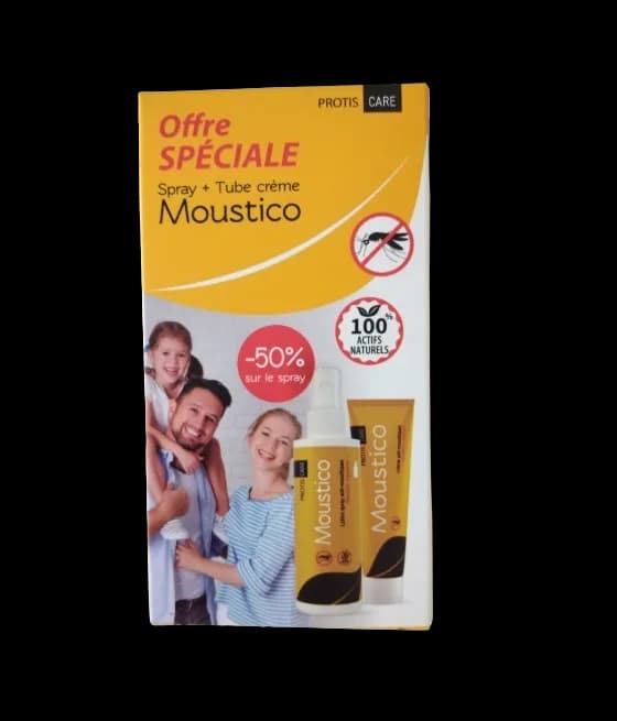 MOUSTICO PACK ANTI-MOUSTIQUE CRÈME + SPRAY -50%