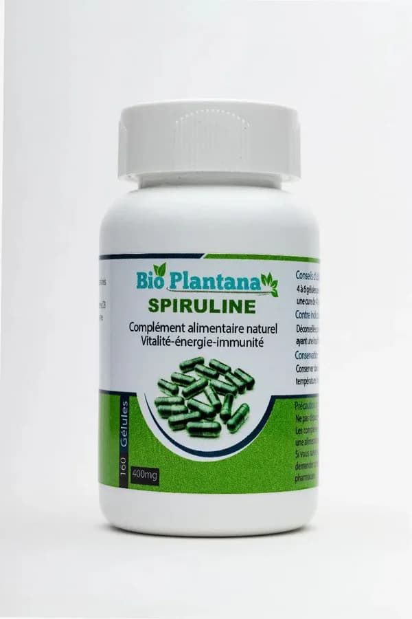 BIO PLANTANA SPIRULINE 160 GÉLULES
