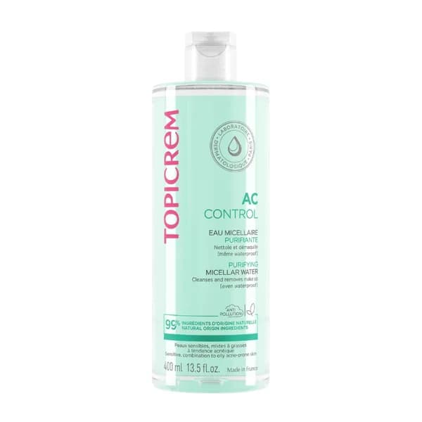 TOPICREM AC CONTROL EAU MICELLAIRE PURIFIANTE 400 ML