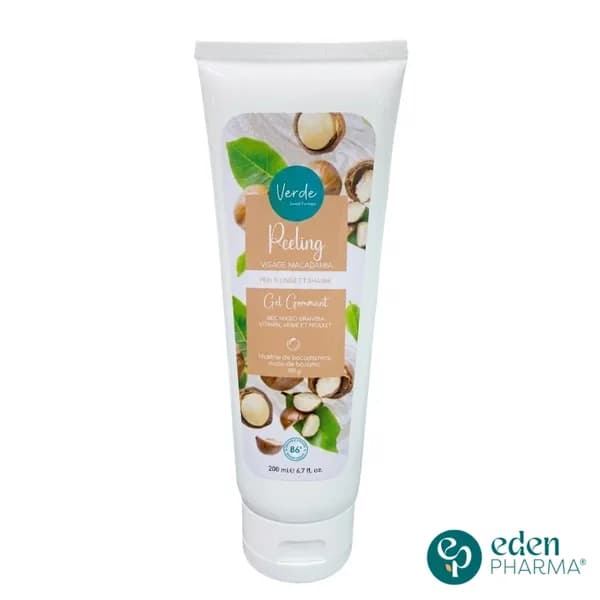 VERDE PEELING VISAGE MACADAMIA PEAUX SÈCHE ET MATURE 200ML