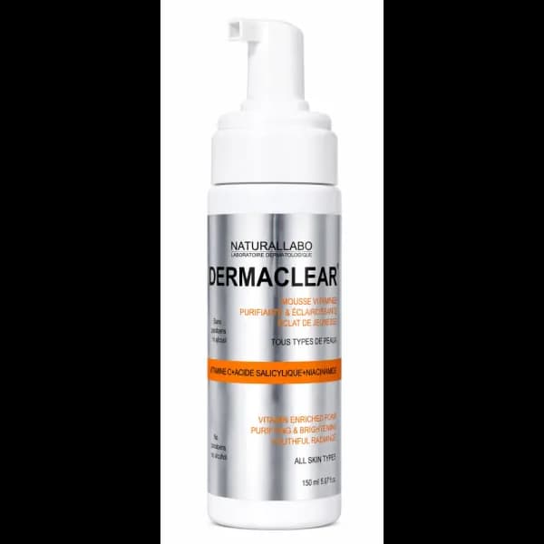 NATURALLABO DERMACLEAR®  MOUSSE NETTOYANTE VITAMINÉE ÉCLAT DE JEUNESSE 150ML