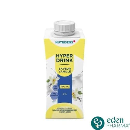 NUTRISENS HYPERDRINK DB POUR DIABETIQUES SAVEUR VANILLE 200 ML
