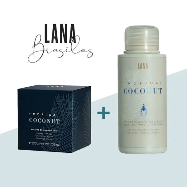 Lana Brasiles Kit Soin Lissant Tropical Coconut 100 ml
