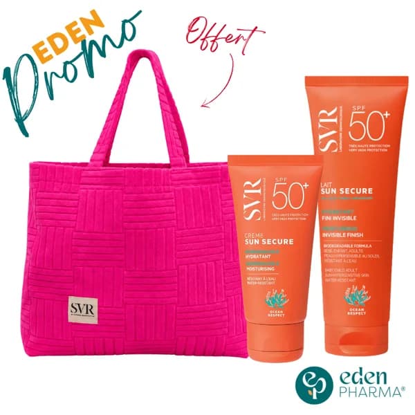 SVR SAC SUN SECURE CREME SPF50 50ML + SVR SUN SECURE LAIT SPF50 250ML