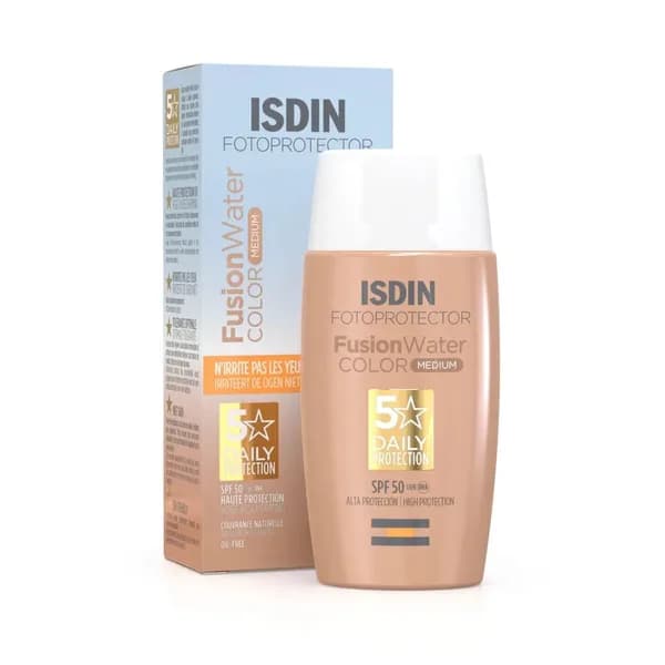 ISDIN FUSION WATER ECRAN SOLAIRE TEINTEE MEDIUM SPF50+ 50ML