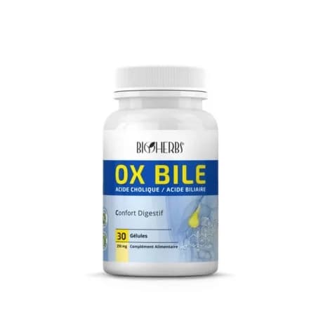 Bioherbs Ox Bile Bt 30 Gelules