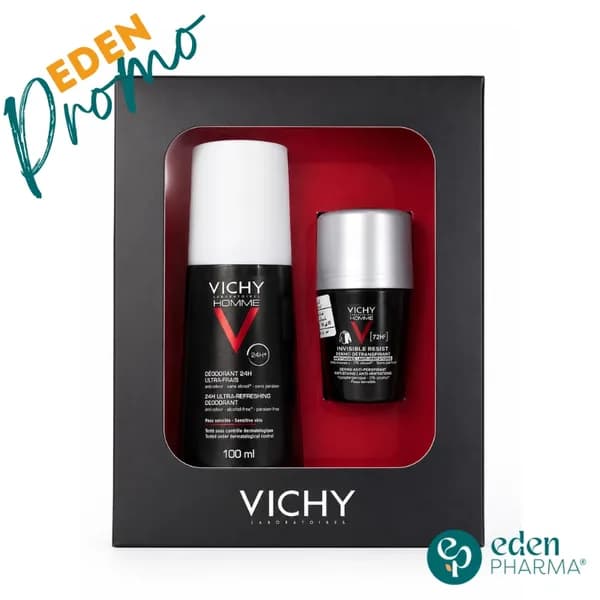VICHY COFFRET HOMME 72H NOIR 