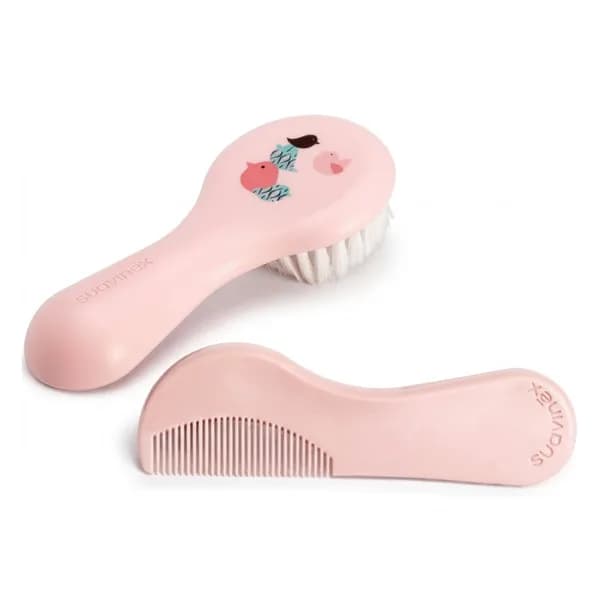 SUAVINEX SET BROSSE + PEIGNE BIRDIES