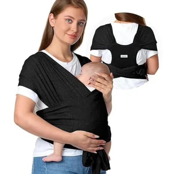 MOMCOZY L'ÉCHARPE DE PORTAGE GRIS