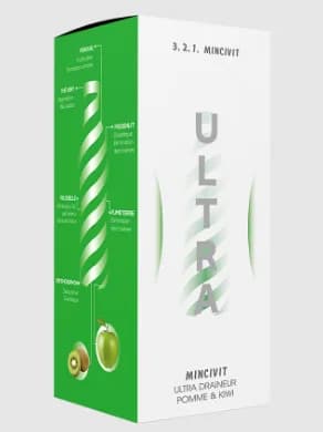 VITAL MINCIVIT ULTRA DRAINEUR POMME ET KIWI 250ML