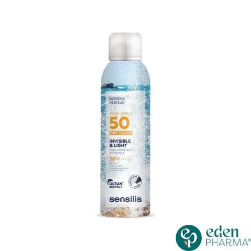 SENSILIS SUN SECRET BODY SPRAY TOUCHER SEC SPF50+ 200ML