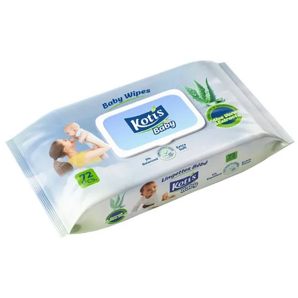 KOTIS LINGETTES BEBE BT/72 