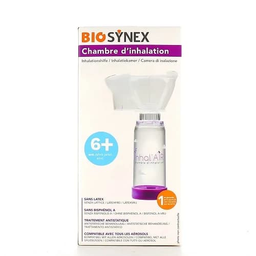 BIOSYNEX CHAMBRE D’INHALATION ADULTE +6ANS