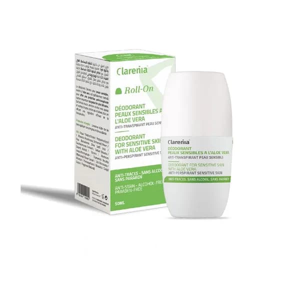 Clarenia Deodorant Peaux Sensibles Aloe Vera 50 ml