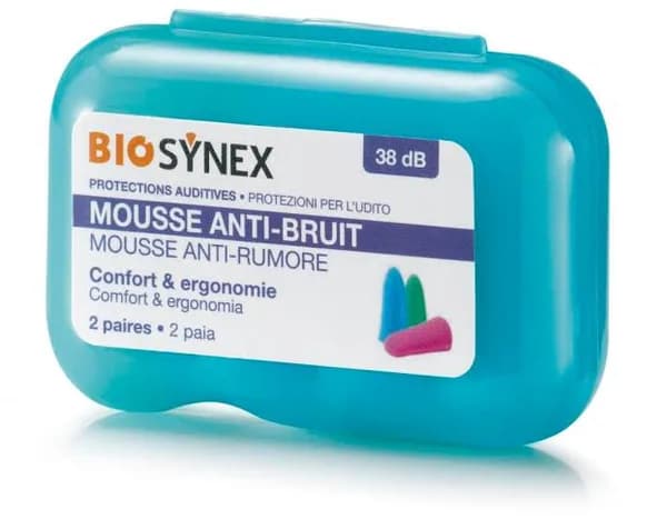BIOSYNEX MOUSSE ANTI BRUIT 2 PAIRES 