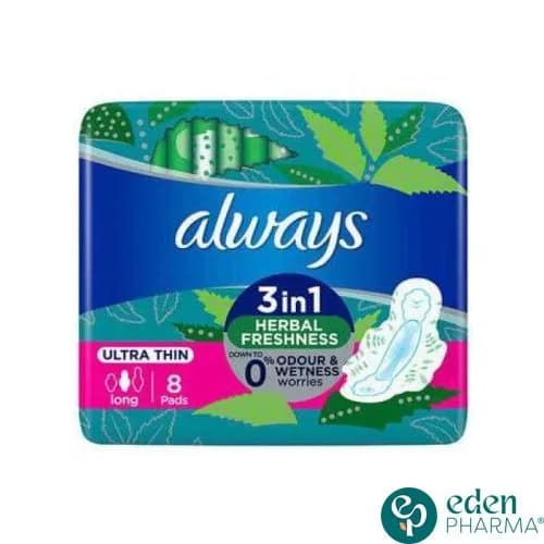 ALWAYS ULTRA THICK 3EN1 LONG 8 PADS
