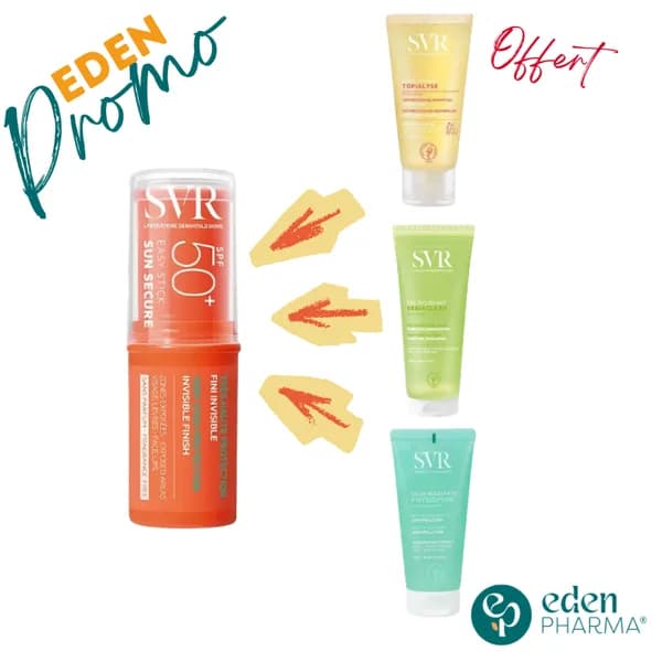 SVR Sun Secure Easy Stick SPF50 10 g + SVR Gel 50 ml Offert