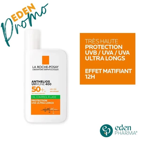 La Roche Posay Anthelios Uvmune 400 Fluide Oil Control SPF50+ 50 ml