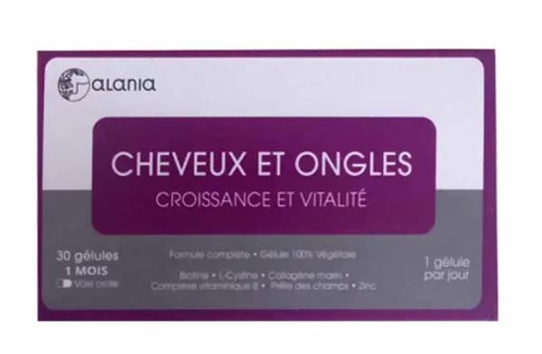 ALANIA CROISSANCE ET VITALITE CHEVEUX ET ONGLES 30 GELULES