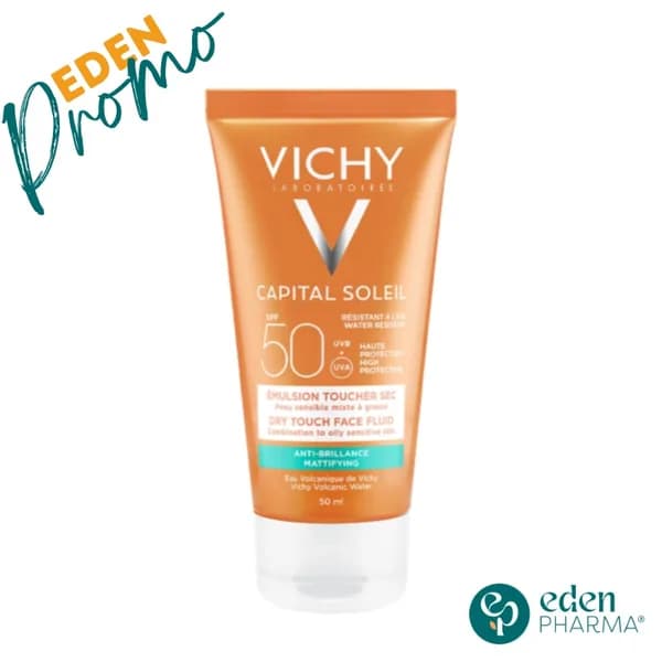 VICHY CAPITAL SOLEIL EMULSION TOUCHER SEC SPF 50+ 50ML