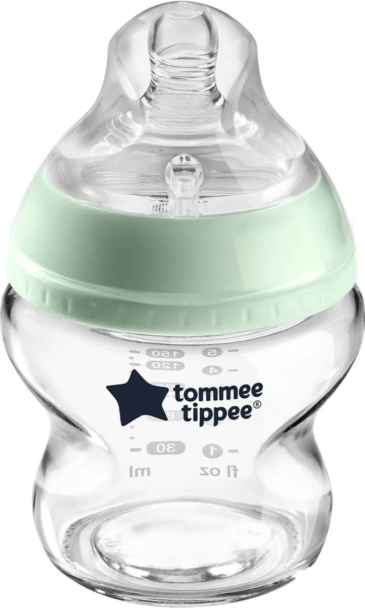 Tommee Tippee Closer To Nature Biberon en Verre 0 m+ 150 ml