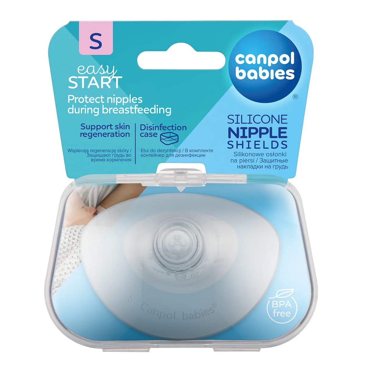 Canpol Babies Protections de Mamelon en Silicone "S" Bt/2.ref.18/602