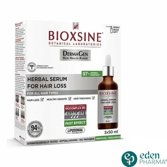 Bioxsine Pack Serum Anti-Chute 50x3+1 Shampooing Fort 100 ml Gratuit