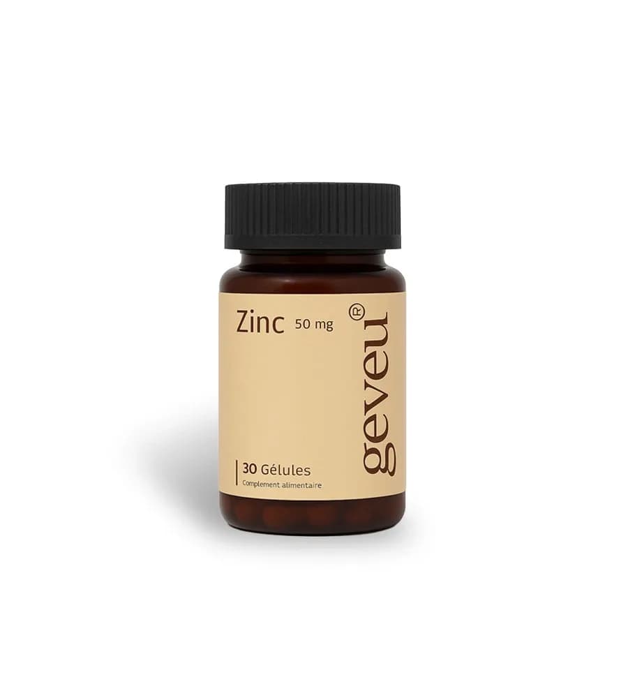 Geveu Zinc 50 mg 30 Gelules