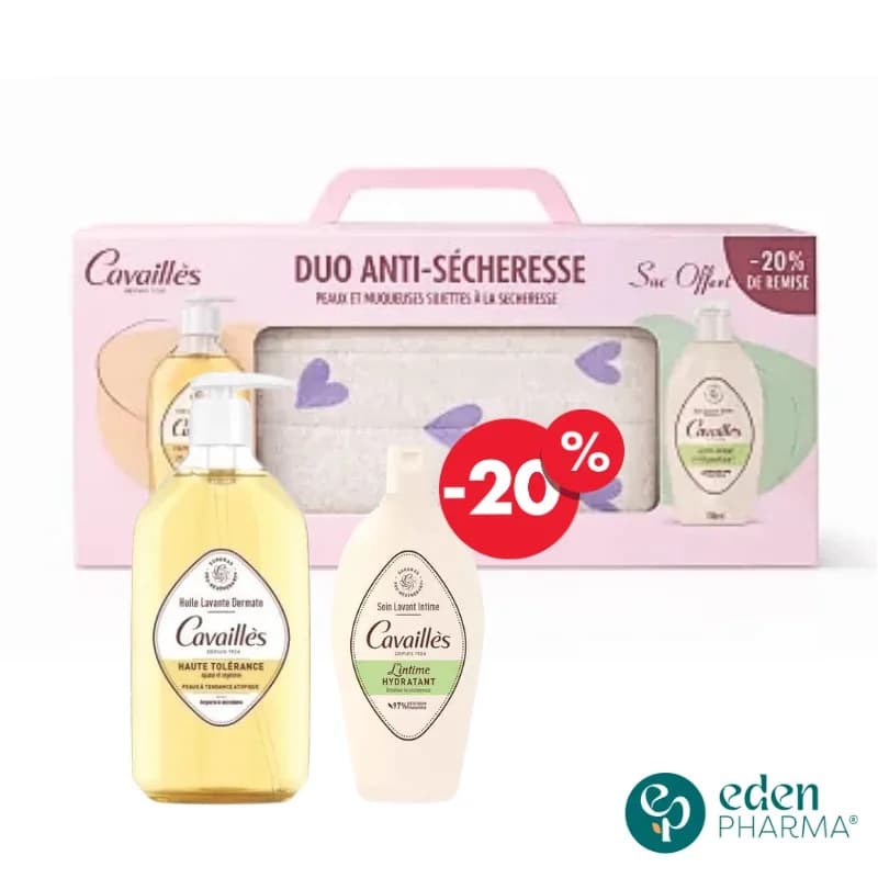 Roge Cavailles Trousse Huile Lavante 500ml+gel Intime Sechresse 100 ml -20% Sac (Offert)