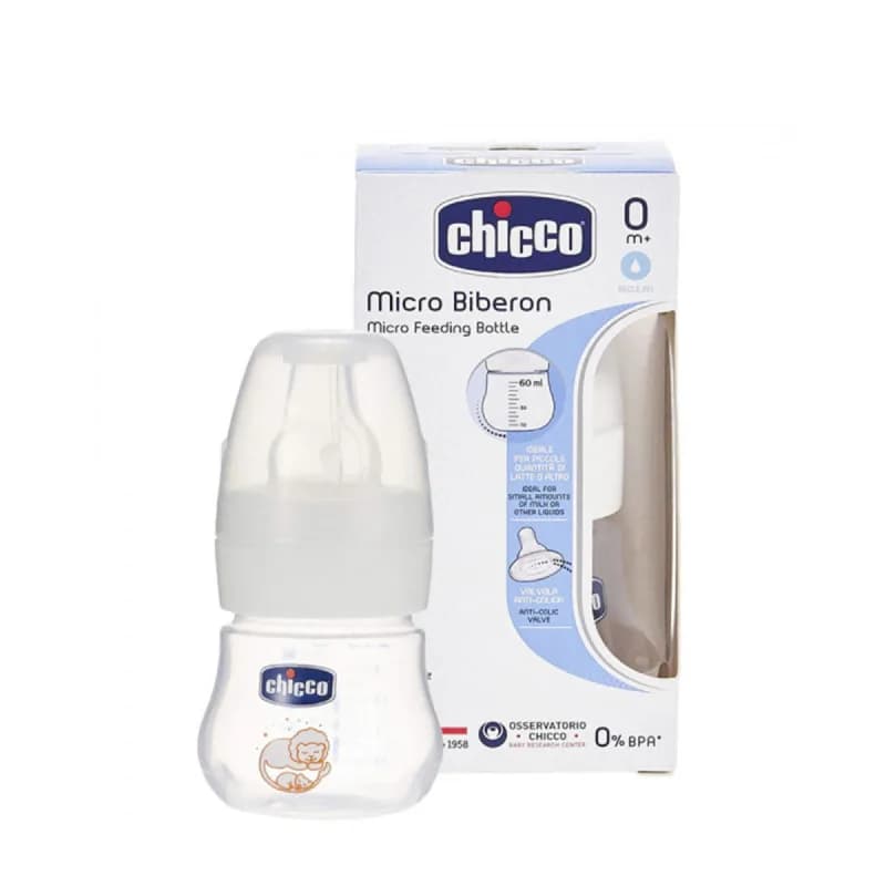 Chicco Micro Biberon 0 m+ 60 ml