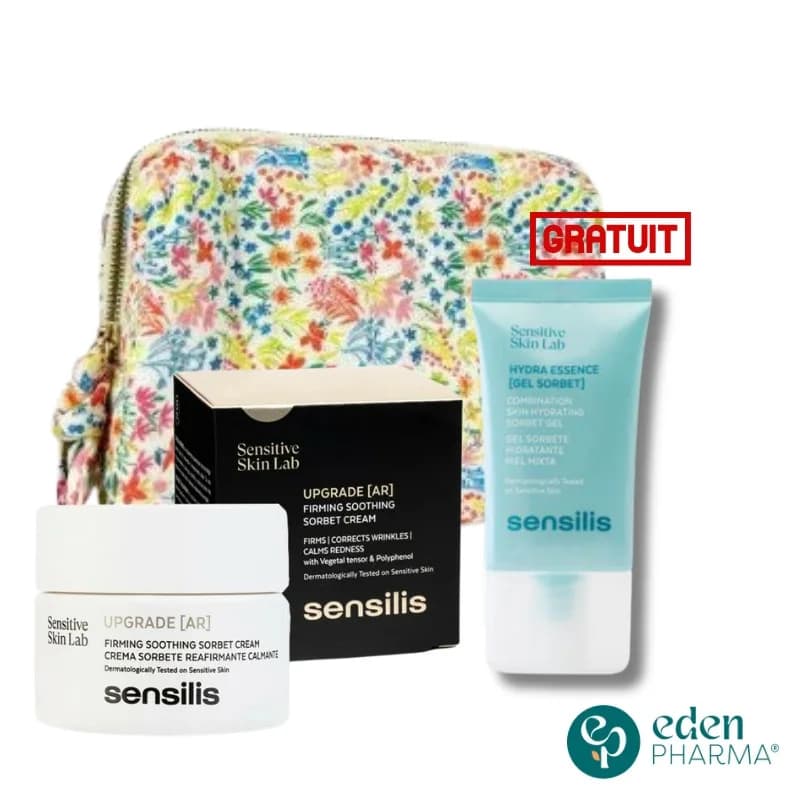 Sensilis Trousse Upgrade Ar Creme Anti Age 50 ml + Hydra Essence Gel Sorbete 40 ml Gratuit