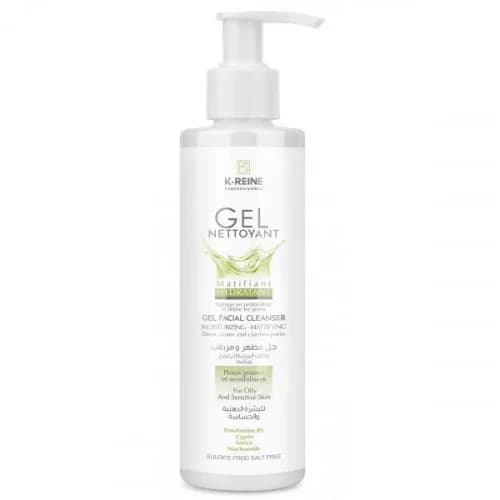 K-Reine Gel Nettoyant Matifiant Hydtratant Peaux Grasses 200 ml