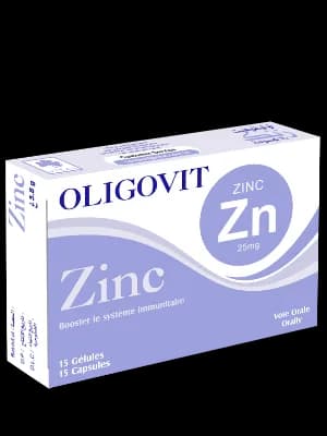 Vital Oligovit Zinc 25 mg 15 Gelules