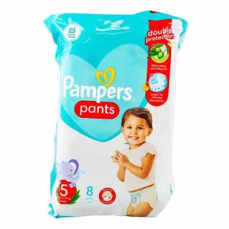 PAMPERS PANTS S5 12-18KG JUNIOR B/8